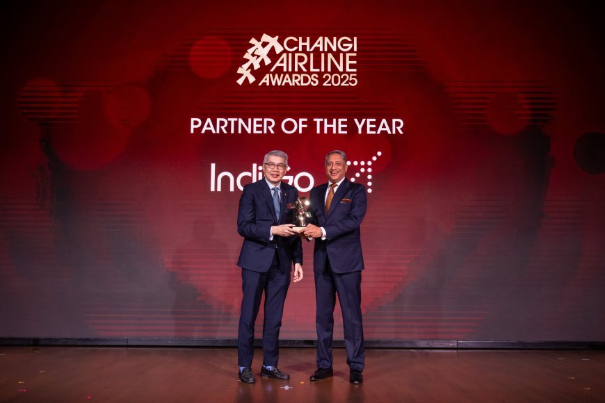 IndiGo Awarded ‘Partner of the Year’ at Changi Airline Awards 2025
