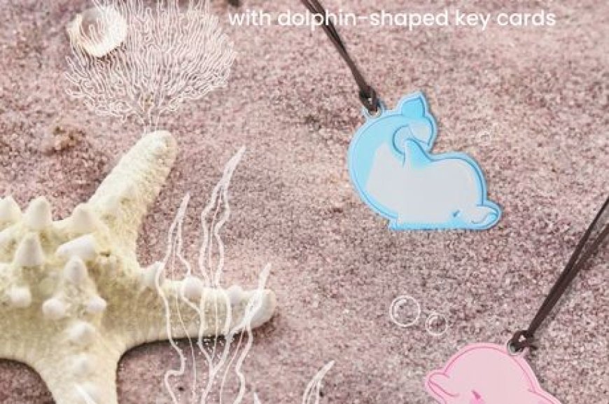 Dolphin-shaped key cards - transform a simple key card into a catalyst for play and imagination