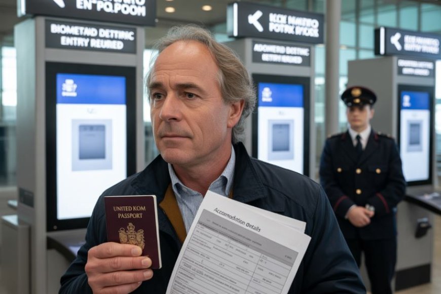 New EU Border Controls for UK Travellers: Biometric Scans and Extra Checks to Be Enforced in October