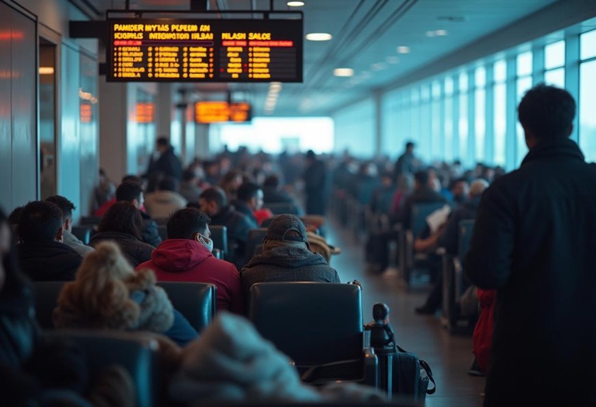 More Than Three Hundred Flights Delayed At Delhi Airport Due To Severe Weather