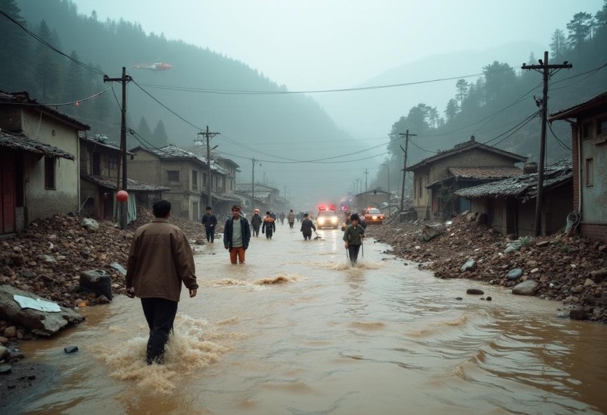Gansu’s Mountain Torrents Kill Thirteen, Thirty Still Missing After Heavy Rainfall